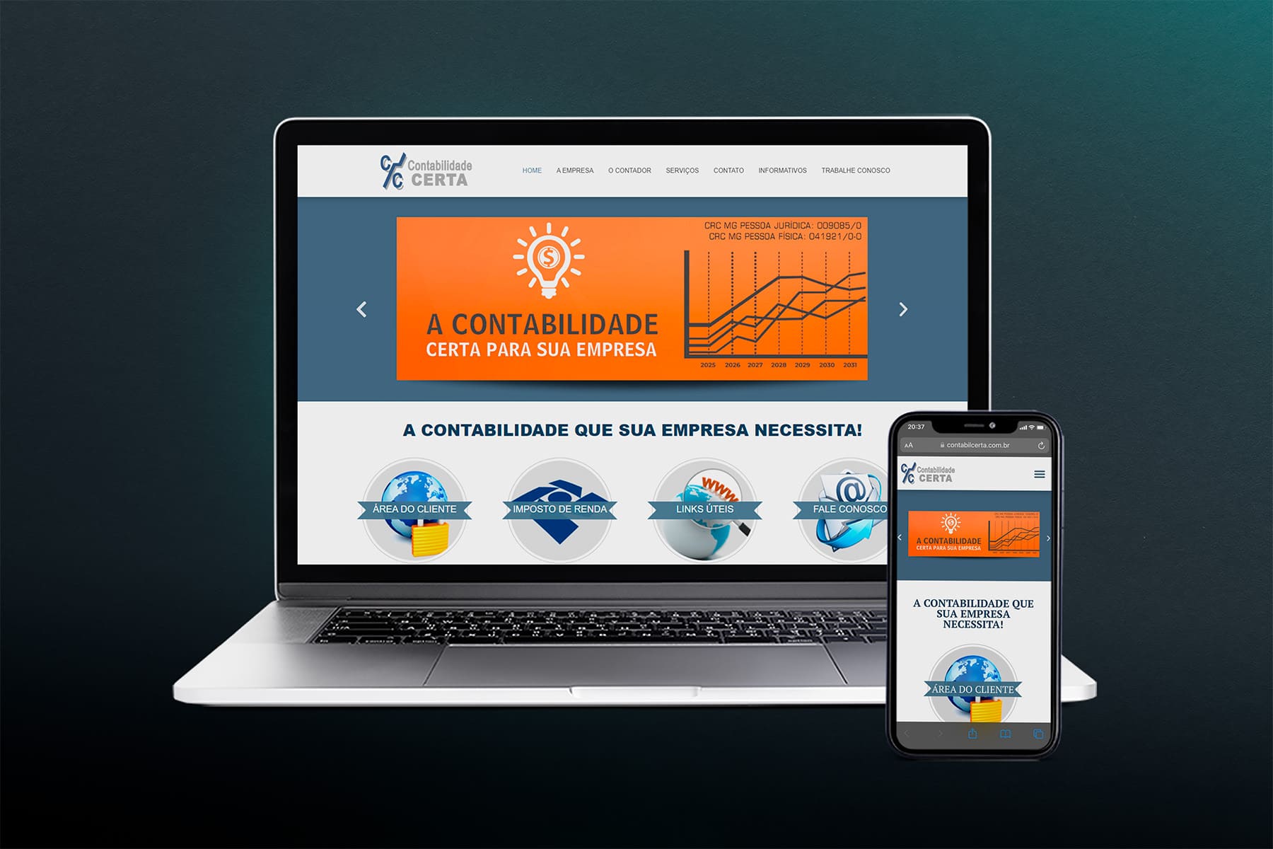 Site Institucional - Contabilidade