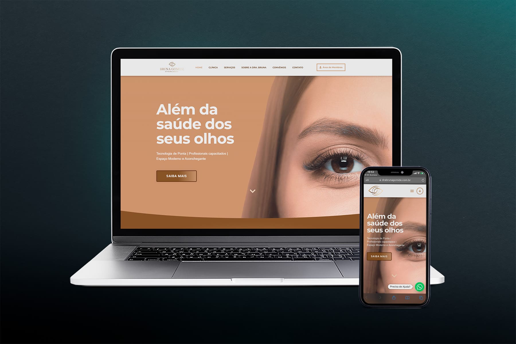 Site Institucional - Clínica Oftalmológica