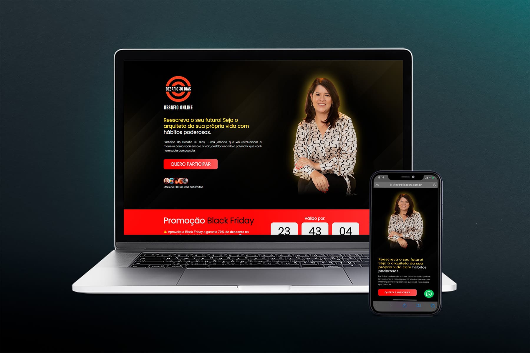 Landing Page - Marcia Sales