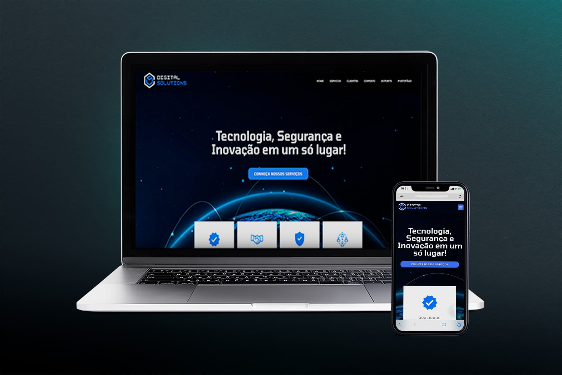 Site Institucional - Digital Solutions