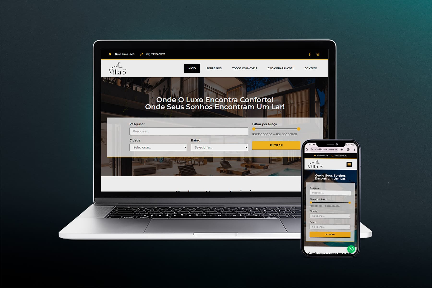 Site - Imobiliária de Luxo